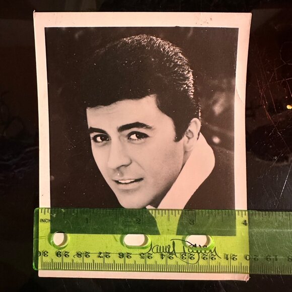 Vintage James Darren Black & White Headshot Fan Photo 5x4 Signed Retro - Picture 5 of 14